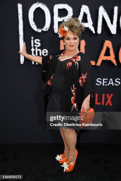 Lin Tucci attends the "Orange Is The New Black" Final Season World Premiere at Alice Tully Hall, Lincoln Center on July 25, 2019 in New York City.
