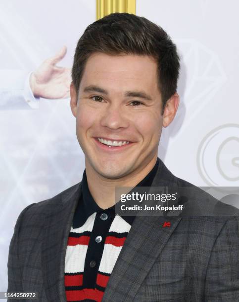 Adam DeVine attends the Los Angeles Premiere Of New HBO Series "The Righteous Gemstones" at Paramount Studios on July 25, 2019 in Hollywood,...