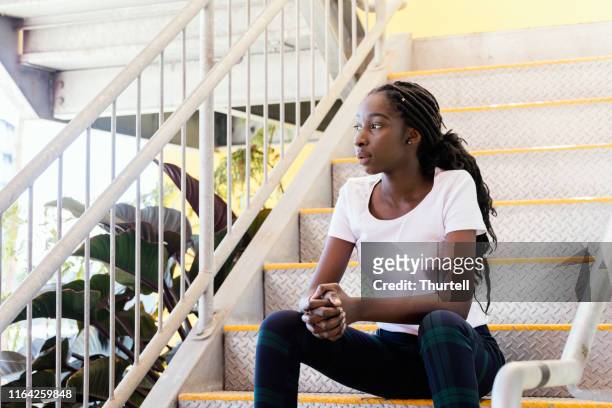african australian teenage girl - sudanese girls stock pictures, royalty-free photos & images