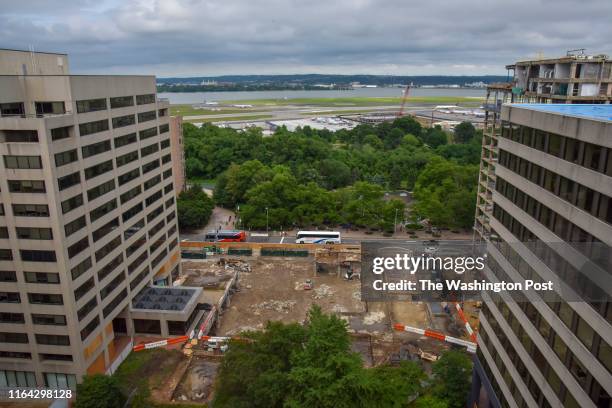 Construction sites are part of the evolving landscape of Crystal City on Monday, June 10 in Crystal City, VA. Amazon, the online retail giant, has...