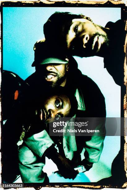 Wu-Tang Klan, portrait, Melkweg, Amsterdam, Netherlands, 26th April 1997.