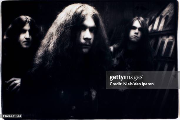 Asphyx, portrait, Oldenzaal, The Netherlands, 20th June 1991.