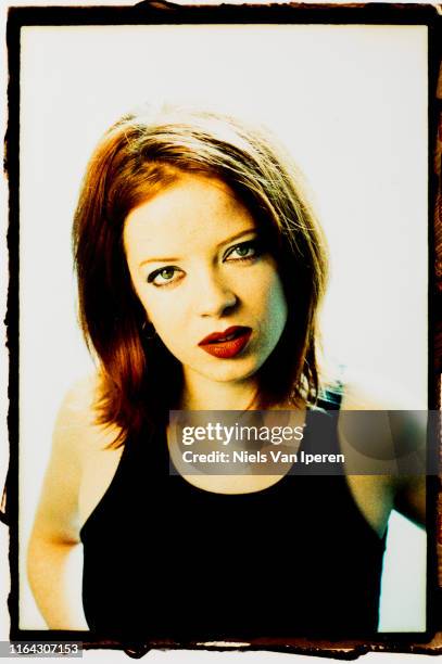 Shirley Manson, Garbage, portrait, Studio, Madison, WI, 17th March 1998.