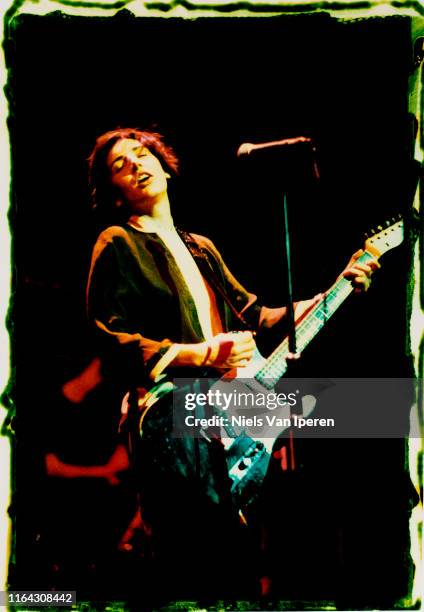 Sharleen Spiteri, Texas, performing on stage, Paradiso, Amsterdam, Netherlands, 21st March 1997.