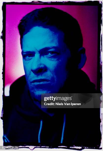 Jason Newsted, Metallica, portrait, Berlin, Germany, 9th October 1996.