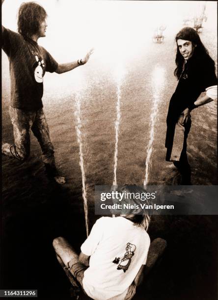 Nirvana, portrait, Wien, Rotterdam, Netherlands, 31st August 1991.