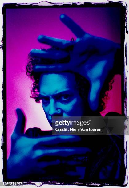 Kirk Hammett, Metallica, portrait, Berlin, Germany, 9th October 1996.