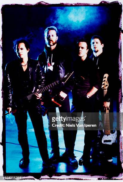 Metallica, portrait, NECArena, Birmingham, UK, 29th August 1996.