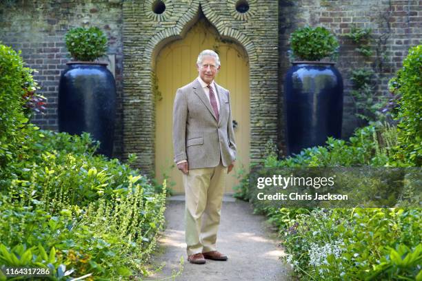 Prince Charles, Prince of Wales poses for a photo at Highgrove House on May 13, 2019 in Tetbury, England.