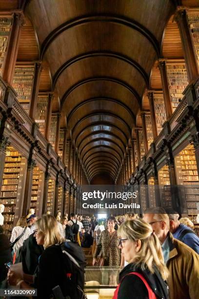 trinity college library. dublin. ireland - trinity library stock pictures, royalty-free photos & images