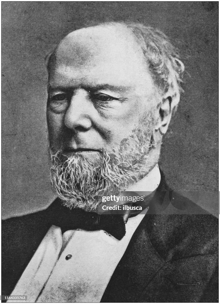 Antique photo: Portrait of man, Earl of Kimberley