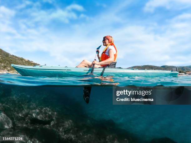 kayak - canoa foto e immagini stock