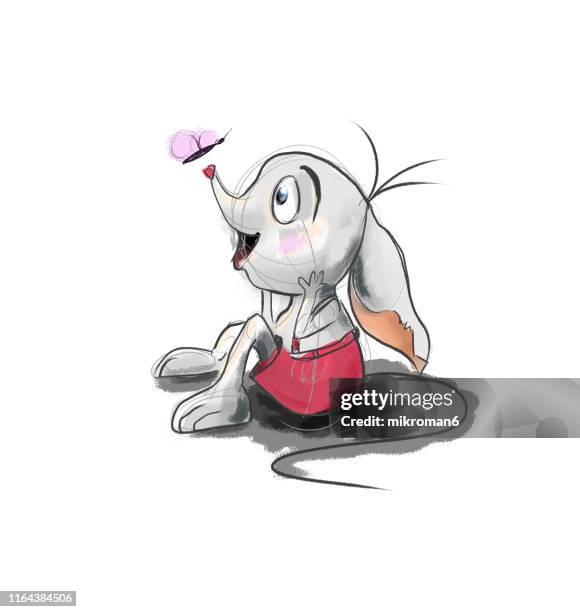 illustration sketch of animal mouse - cute cartoon mice stock pictures, royalty-free photos & images