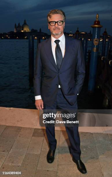 Colin Firth attends the third Franca Sozzani Award 2019 at the Belmond Cipriani Hotel on August 27, 2019 in Venice, Italy.