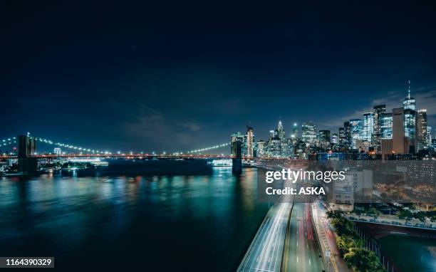 downtown manhattan new york - new york state landscape stock pictures, royalty-free photos & images