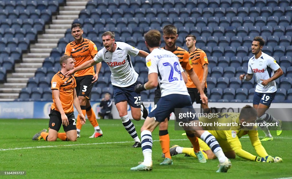 Preston North End v Hull City - Carabao Cup Second Round