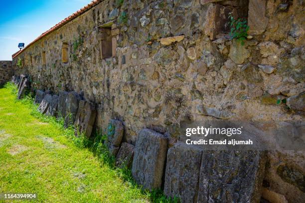 gandzasar monastery in nagorno-karabakh - nagorno karabakh church stock pictures, royalty-free photos & images