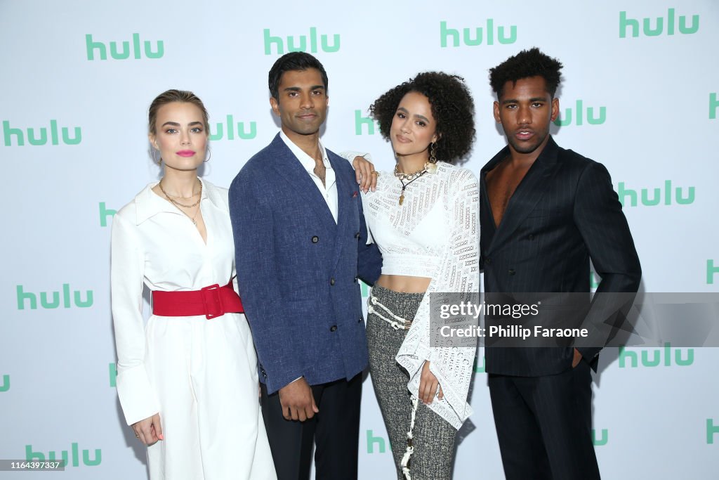 Rebecca Rittenhouse, Nikesh Patel, Nathalie Emmanuel, and Brandon