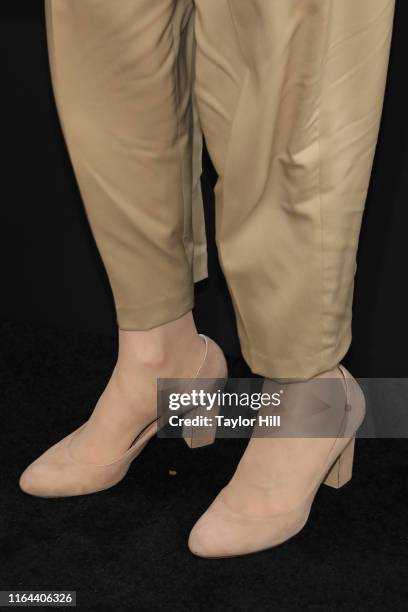 Laura Prepon, shoe detail, attends the "Orange is the New Black" final season world premiere at Alice Tully Hall, Lincoln Center on July 25, 2019 in...