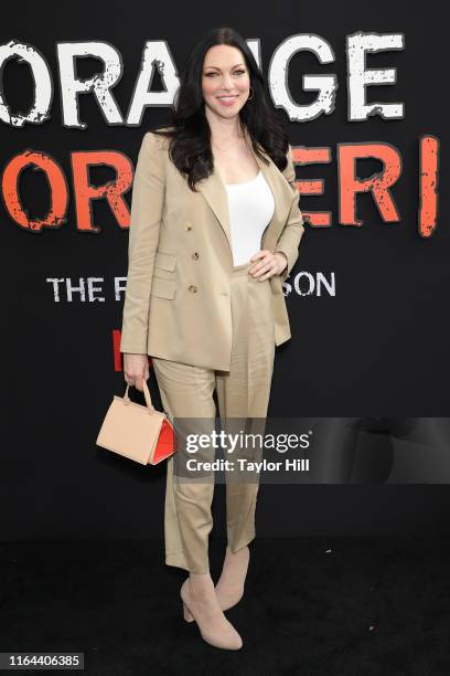 Laura Prepon attends the "Orange is the New Black" final season world premiere at Alice Tully Hall, Lincoln Center on July 25, 2019 in New York City.