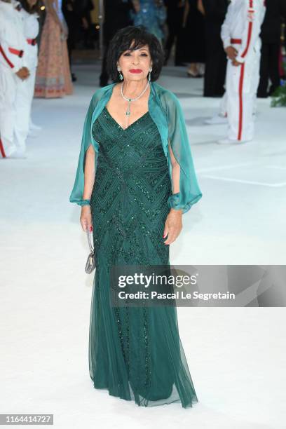 Shirley Bassey attends the 71th Monaco Red Cross Ball Gala on July 26, 2019 in Monaco, Monaco.