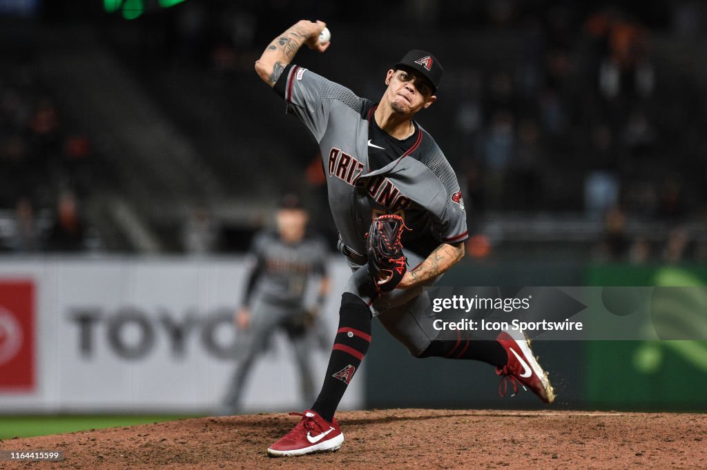 MLB: AUG 26 Diamondbacks at Giants