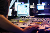 visual and audio mixers for montage and production at live events