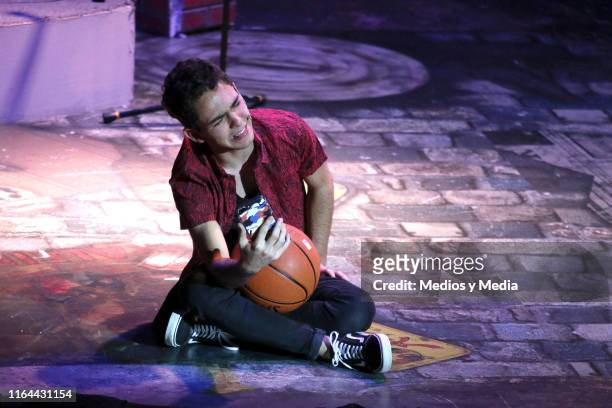 Joaquin Bondoni performs during the 'Aristemo' Musical on July 26, 2019 in Mexico City, Mexico.