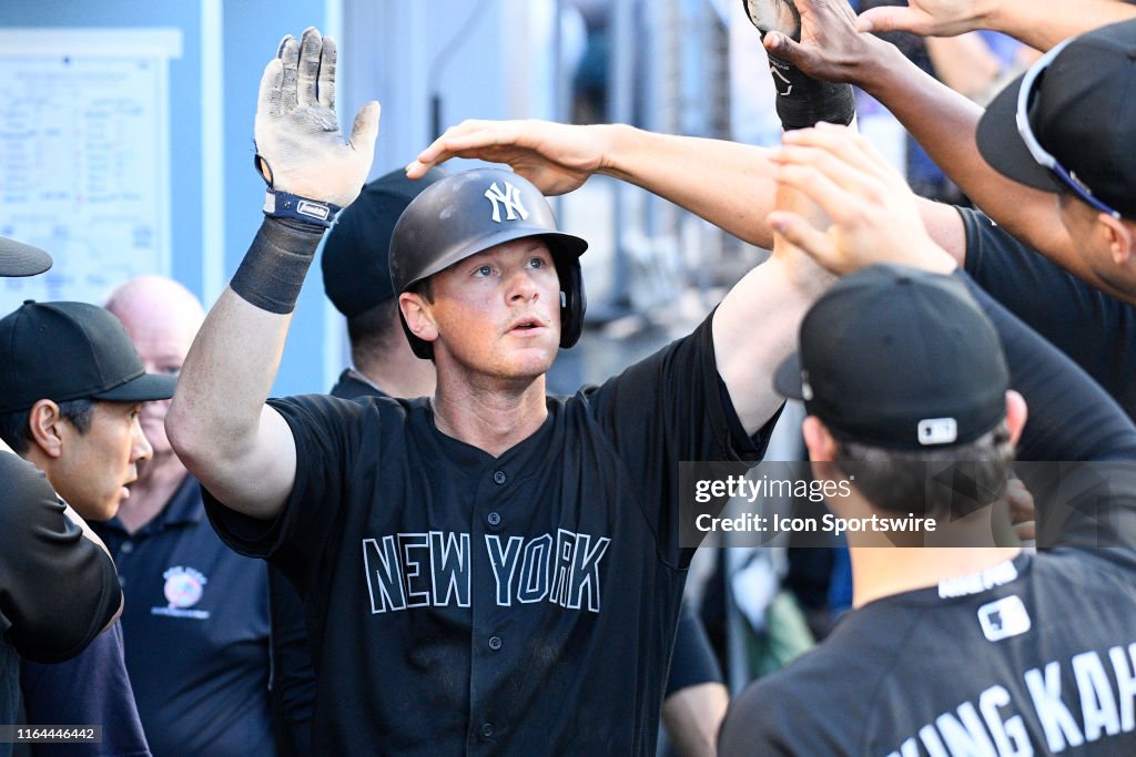 MLB: AUG 25 Yankees at Dodgers