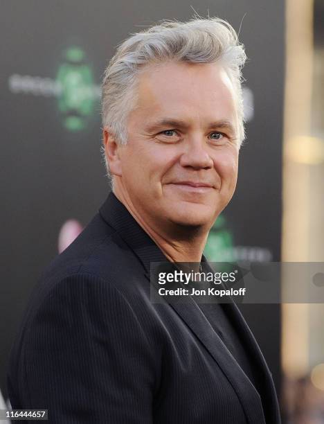 Actor Tim Robbins arrives at the Los Angeles Premiere "Green Lantern" at Grauman's Chinese Theatre on June 15, 2011 in Hollywood, California.