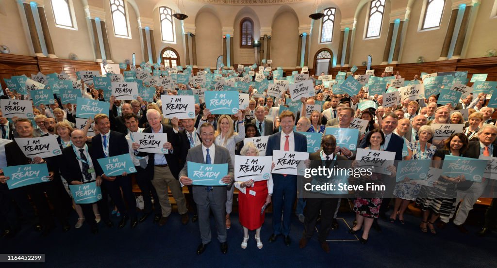 The Brexit Party Introduces Prospective Parliamentary Candidates