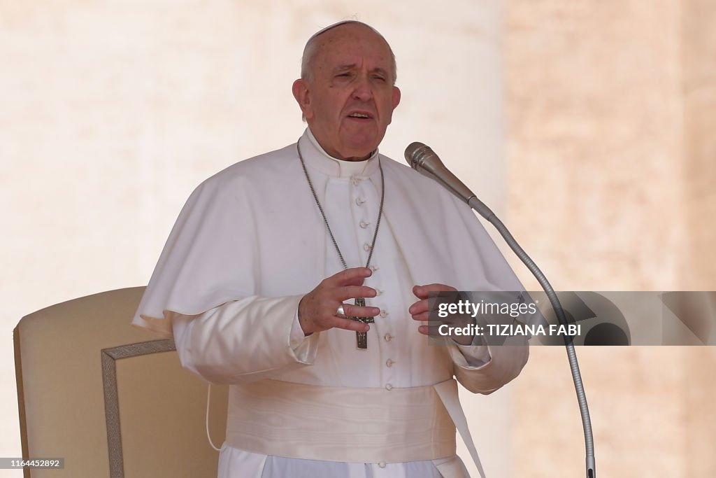 VATICAN-POPE-AUDIENCE