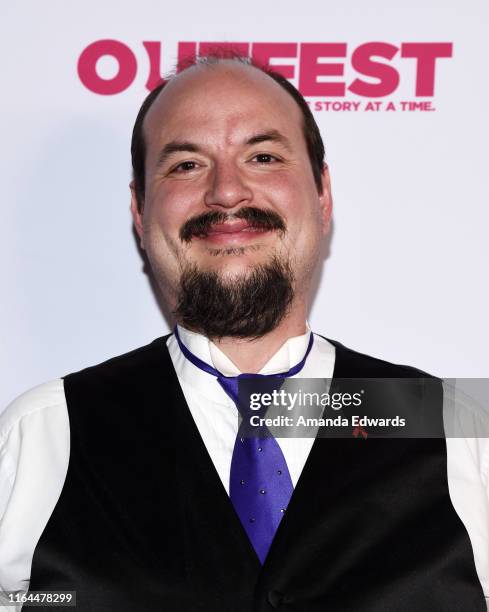 San Francisco Gay Men's Chorus member J.T. Williams arrives at the 2019 Outfest Los Angeles LGBTQ Film Festival Screening of "Gay Chrous Deep South"...