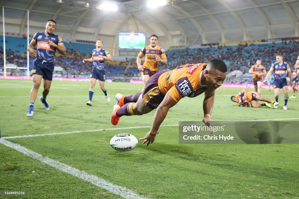 NRL Rd 19 - Titans v Broncos