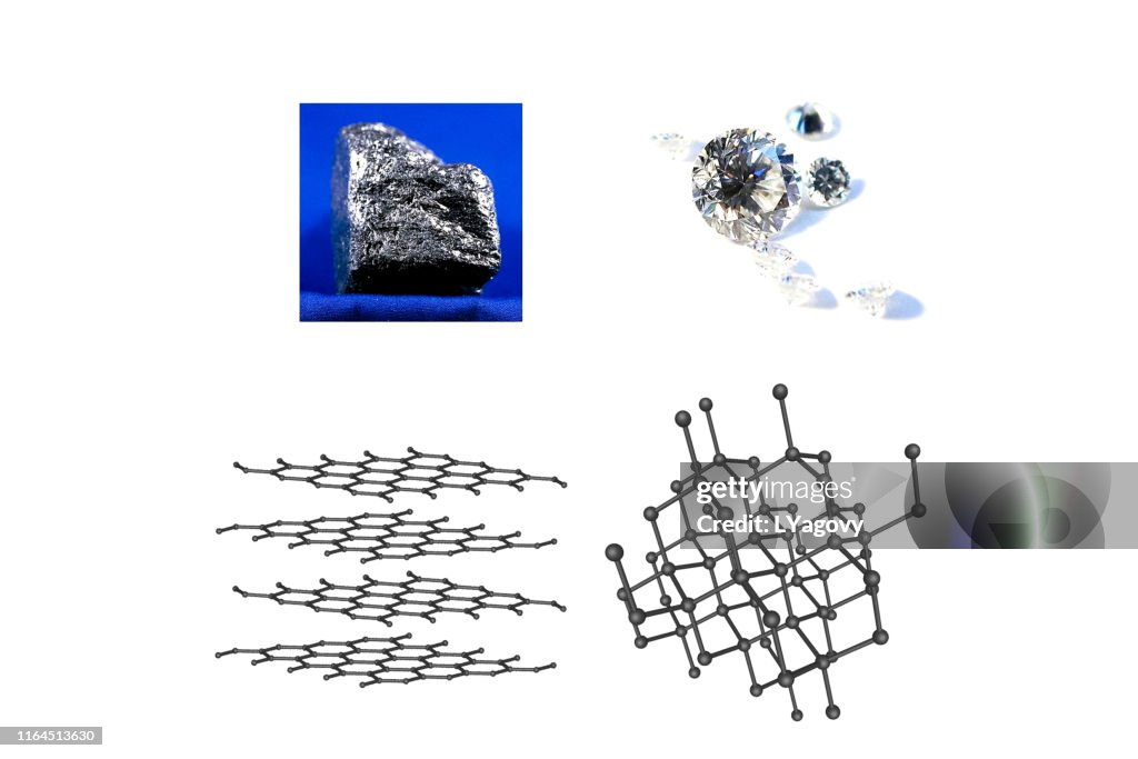 Selenium Bearing Rocks Selenium Crystal Lattice Diagram A Piece Of Pure Mineral And A High-Res ...