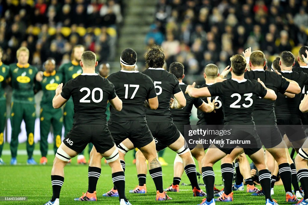 2019 Rugby Championship - New Zealand All Blacks v South Africa Springboks