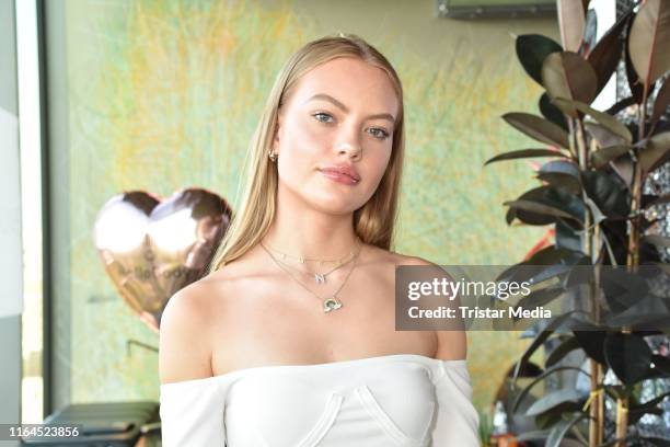 Cheyenne Ochsenknecht during the HelloBody Summer Party Aat Monkey Bar at Bikini Berlin on July 24, 2019 in Berlin, Germany.