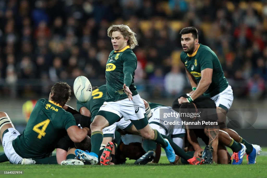 2019 Rugby Championship - New Zealand All Blacks v South Africa Springboks