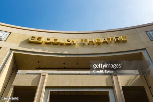 General view of the exterior of the Dolby theater on Hollywood Boulevard, Los Angeles. Since its opening on November 9 the theater has been the venue...