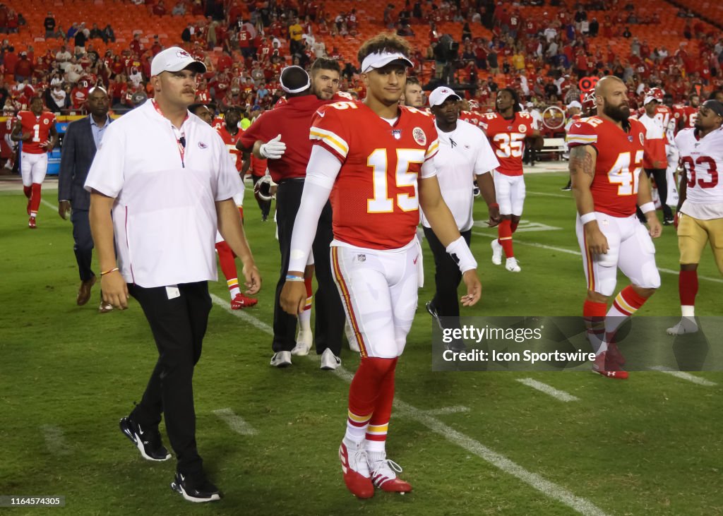 NFL: AUG 24 Preseason - 49ers at Chiefs