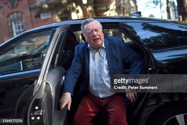 Ken Clarke arrives at Millbank Studios on August 29, 2019 in London, England. Yesterday British Prime Minister Boris Johnson requested the Queen...