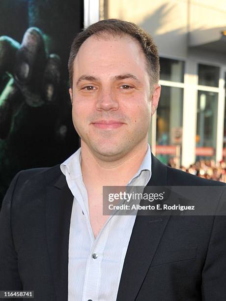 Producer Geoff Johns arrives at the premiere of Warner Bros. Pictures' "Green Lantern" held at Grauman's Chinese Theatre on June 15, 2011 in...