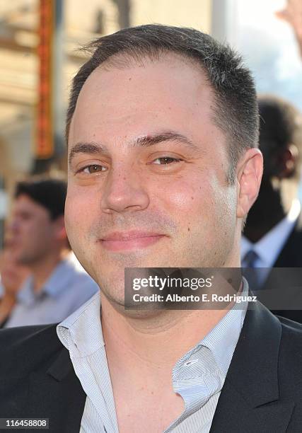 Producer Geoff Johns arrives at the premiere of Warner Bros. Pictures' "Green Lantern" held at Grauman's Chinese Theatre on June 15, 2011 in...