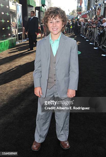 Actor Nolan Gould arrives at the premiere of Warner Bros. Pictures' "Green Lantern" held at Grauman's Chinese Theatre on June 15, 2011 in Hollywood,...