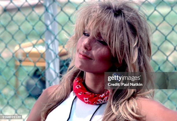 Actress Heather Thomas at Farm Aid 2 in Austin, Texas, July 4, 1986.