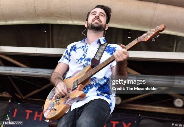 Brent Walsh of I the Mighty performs during the Vans Warped Tour 25th Anniversary on July 20, 2019 in Mountain View, California.