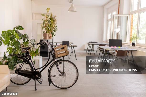interior of a co-working space in berlin - studio di design foto e immagini stock
