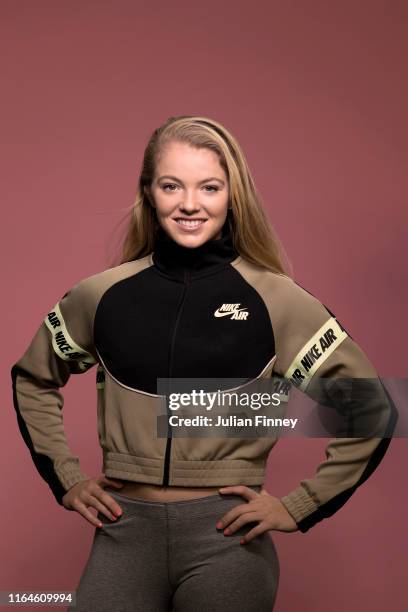 Tennis player Katie Swann is photographed on April 4, 2018 in London, England.