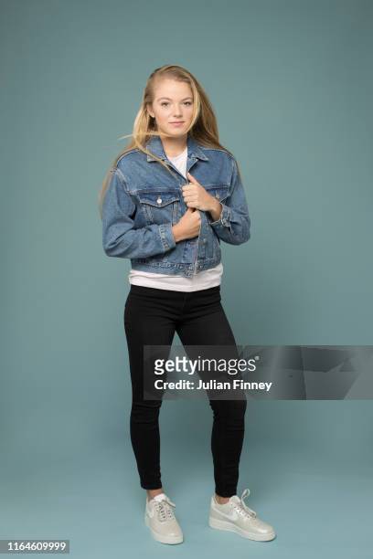Tennis player Katie Swann is photographed on April 4, 2018 in London, England.