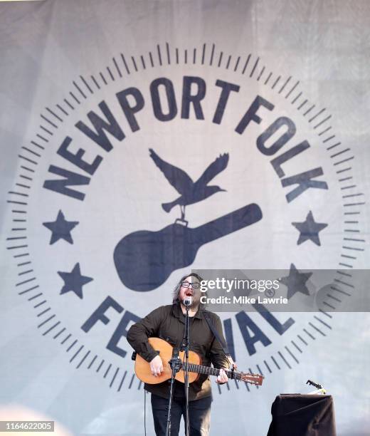 Jeff Tweedy performs during day two of the 2019 Newport Folk Festival at Fort Adams State Park on July 27, 2019 in Newport, Rhode Island.